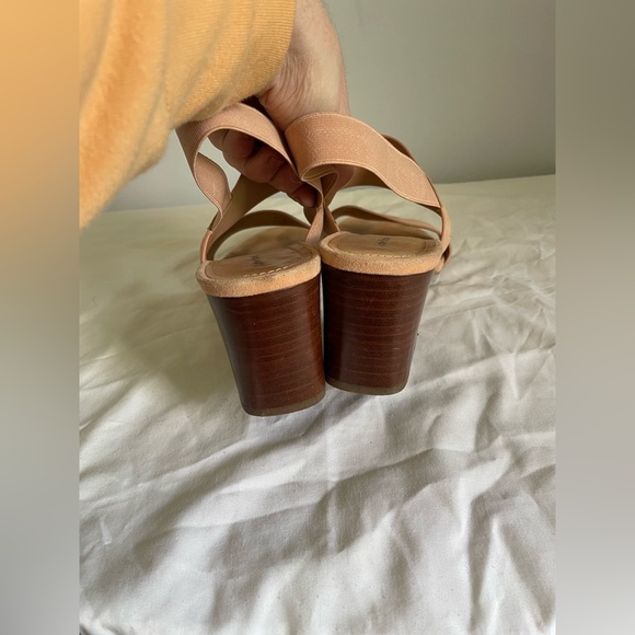 & Other Stories Suede Block Heel Sandals Size 10 - Picture 4 of 5